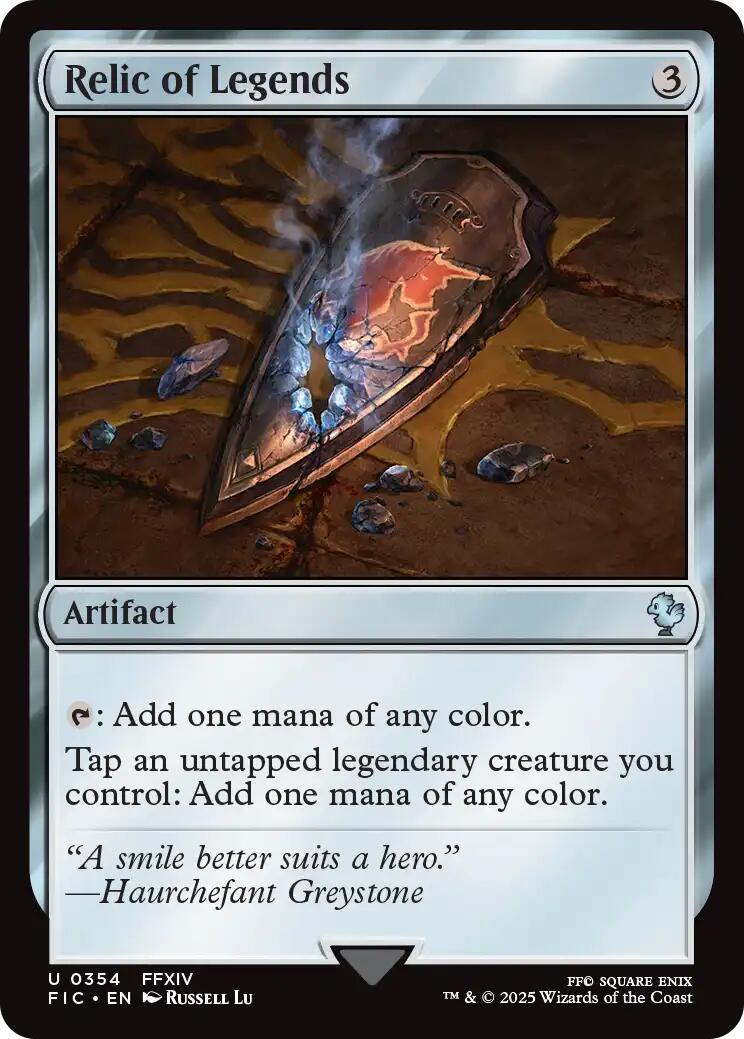 Relic of Legends (Surge Foil) [FINAL FANTASY Commander] | Exor Games Bridgewater