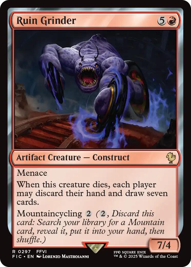 Ruin Grinder (Surge Foil) [FINAL FANTASY Commander] | Exor Games Bridgewater