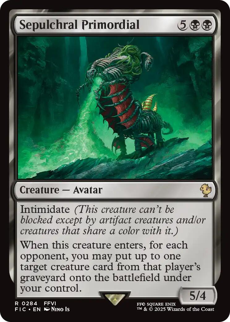 Sepulchral Primordial (Surge Foil) [FINAL FANTASY Commander] | Exor Games Bridgewater