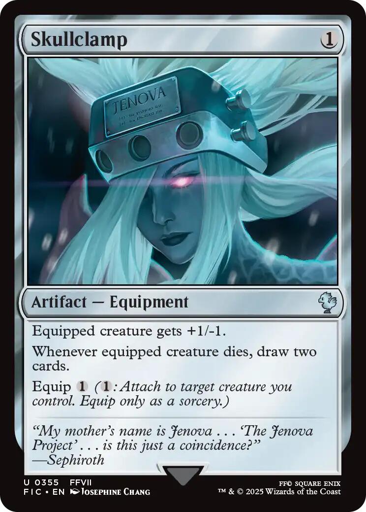 Skullclamp (Surge Foil) [FINAL FANTASY Commander] | Exor Games Bridgewater