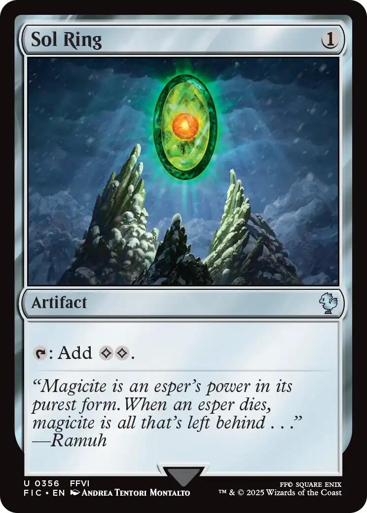 Sol Ring (0356) (Surge Foil) [FINAL FANTASY Commander] | Exor Games Bridgewater