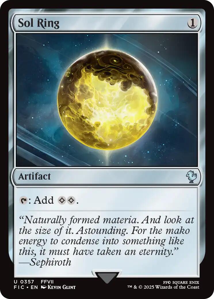 Sol Ring (0357) (Surge Foil) [FINAL FANTASY Commander] | Exor Games Bridgewater