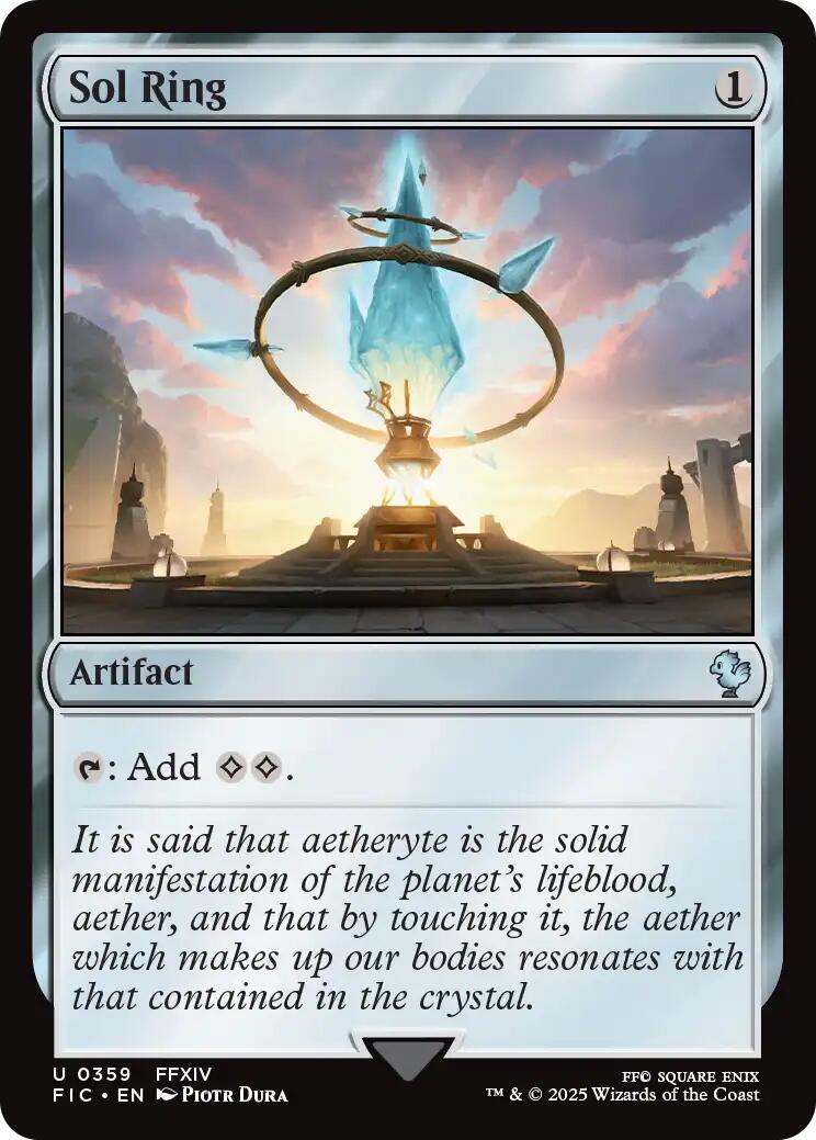 Sol Ring (0359) (Surge Foil) [FINAL FANTASY Commander] | Exor Games Bridgewater