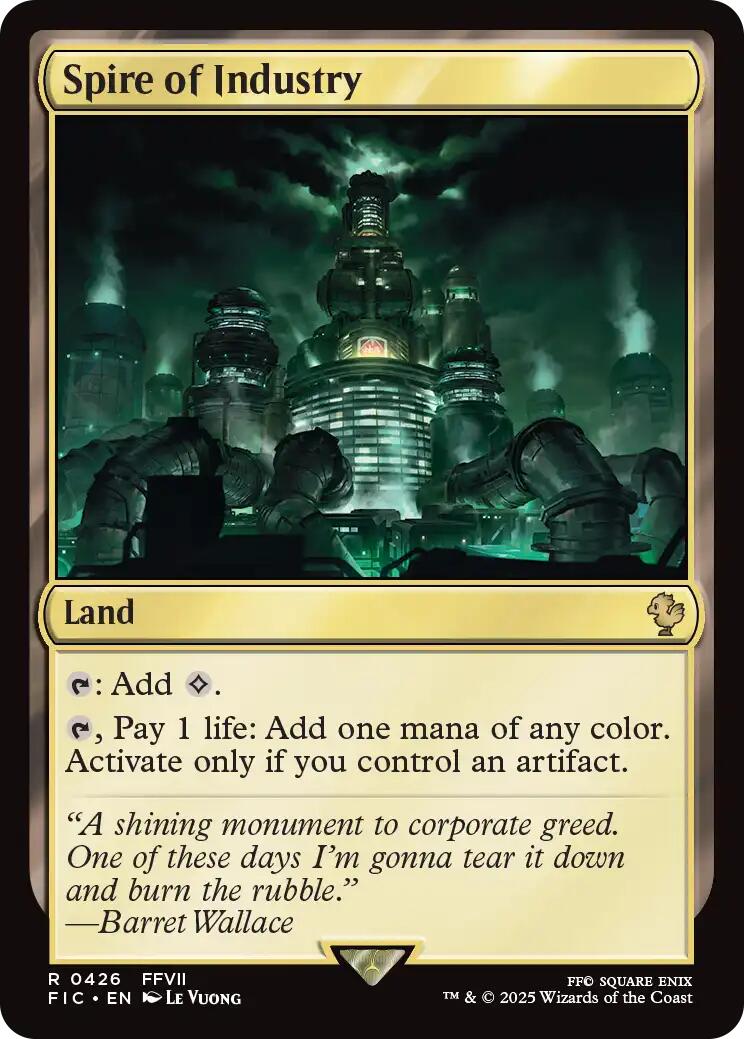 Spire of Industry (Surge Foil) [FINAL FANTASY Commander] | Exor Games Bridgewater
