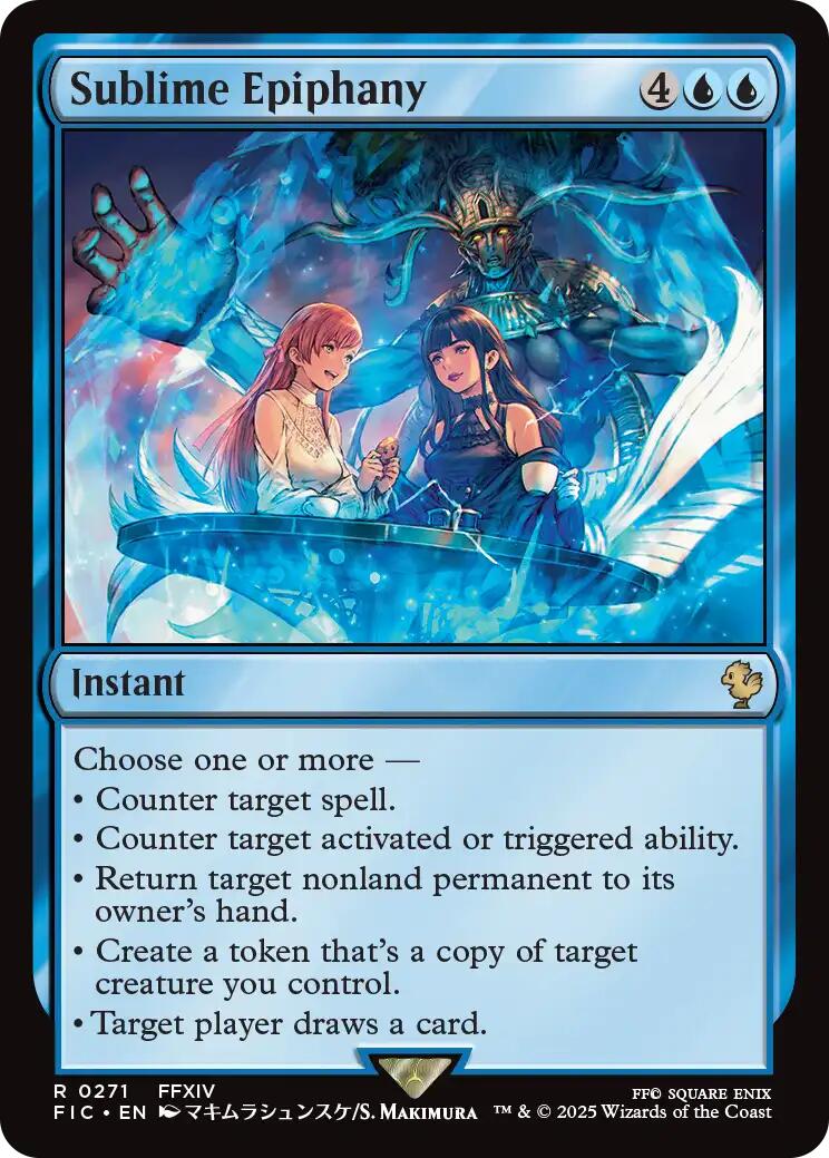 Sublime Epiphany (Surge Foil) [FINAL FANTASY Commander] | Exor Games Bridgewater