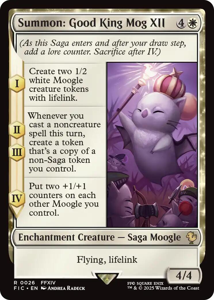Summon: Good King Mog XII (Surge Foil) [FINAL FANTASY Commander] | Exor Games Bridgewater