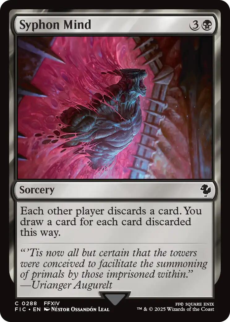 Syphon Mind (Surge Foil) [FINAL FANTASY Commander] | Exor Games Bridgewater