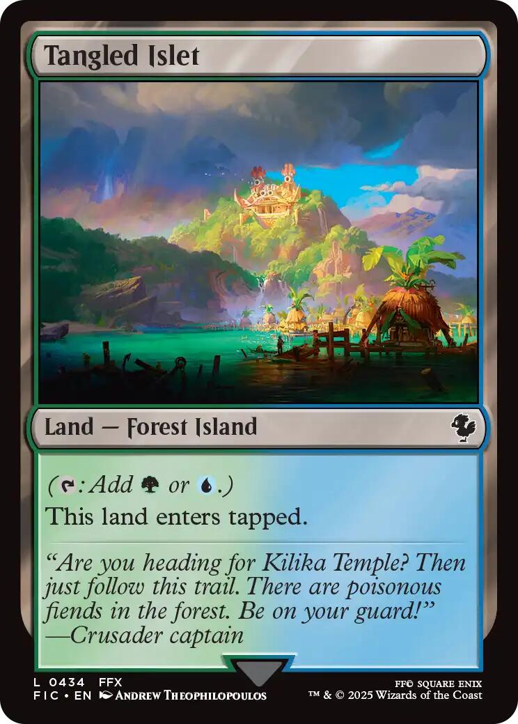 Tangled Islet (Surge Foil) [FINAL FANTASY Commander] | Exor Games Bridgewater