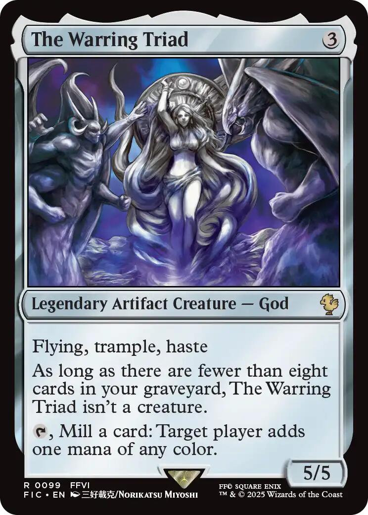 The Warring Triad (Surge Foil) [FINAL FANTASY Commander] | Exor Games Bridgewater