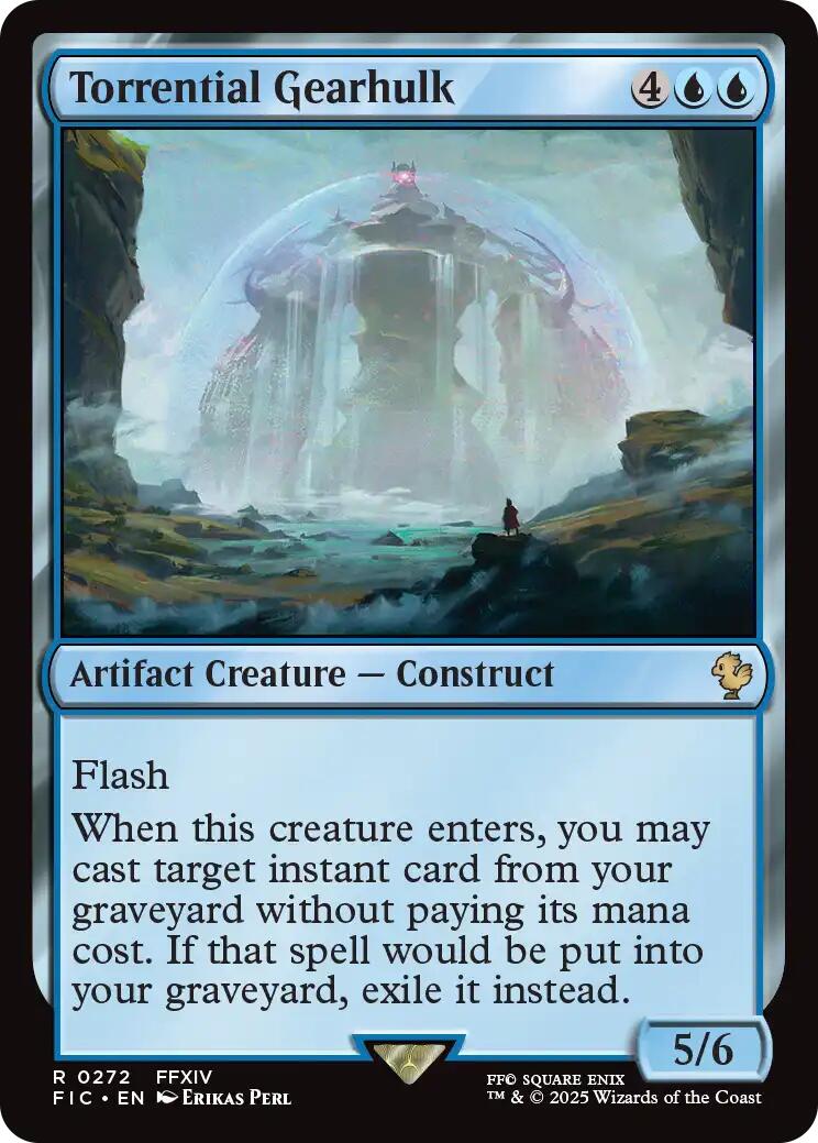 Torrential Gearhulk (Surge Foil) [FINAL FANTASY Commander] | Exor Games Bridgewater