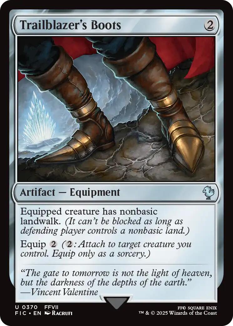 Trailblazer's Boots (Surge Foil) [FINAL FANTASY Commander] | Exor Games Bridgewater