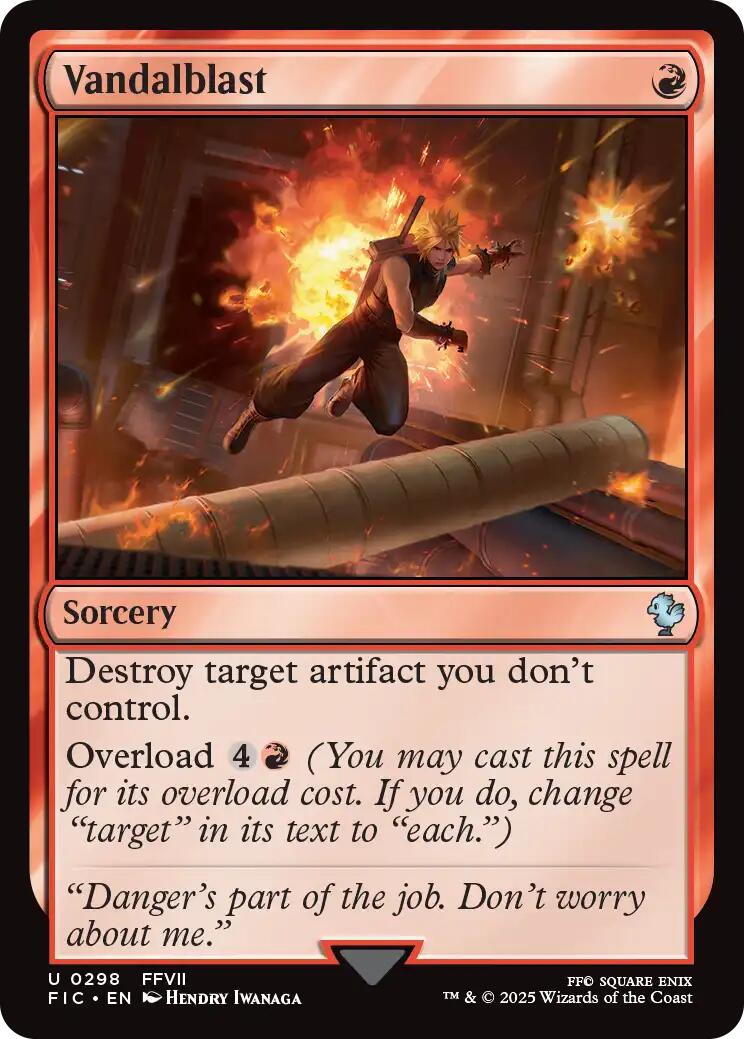 Vandalblast (Surge Foil) [FINAL FANTASY Commander] | Exor Games Bridgewater