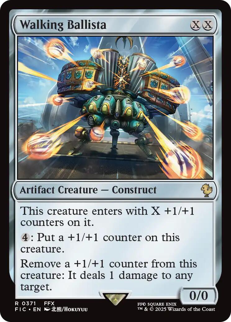 Walking Ballista (Surge Foil) [FINAL FANTASY Commander] | Exor Games Bridgewater