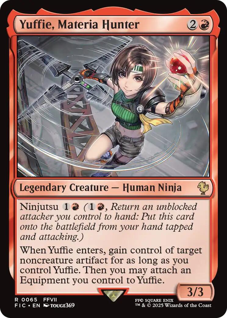 Yuffie, Materia Hunter (Surge Foil) [FINAL FANTASY Commander] | Exor Games Bridgewater