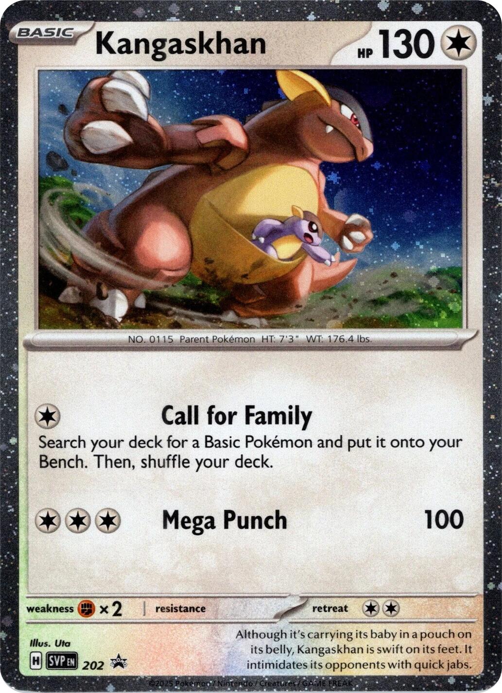 Kangaskhan (202) (Cosmos Holo) [Scarlet & Violet: Black Star Promos] | Exor Games Bridgewater