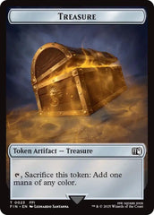 Clue // Treasure Double-Sided Token [FINAL FANTASY Commander Tokens] | Exor Games Bridgewater