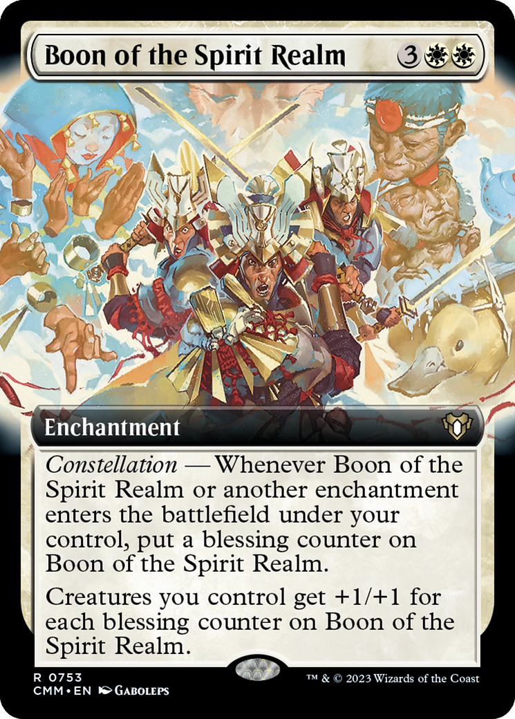 Boon of the Spirit Realm (Extended Art) [Commander Masters] | Exor Games Bridgewater