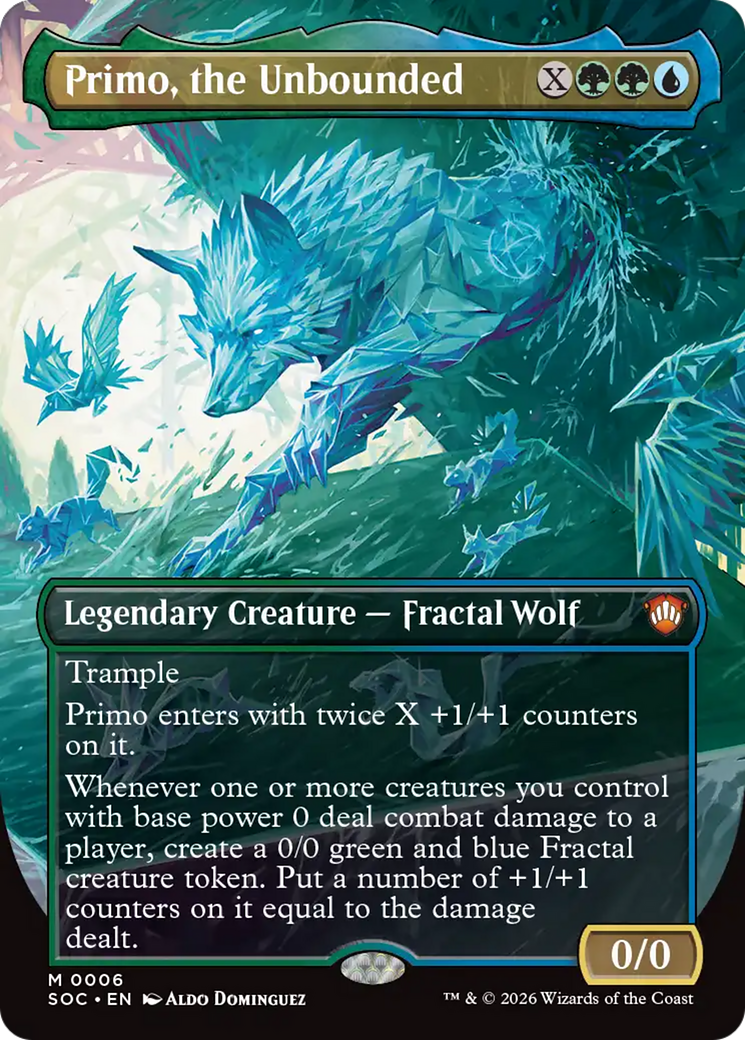 Primo, the Unbounded (Borderless) [Secrets of Strixhaven Commander] | Exor Games Bridgewater
