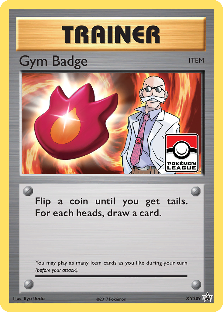 Gym Badge (XY209) (Blaine) [XY: Black Star Promos] | Exor Games Bridgewater