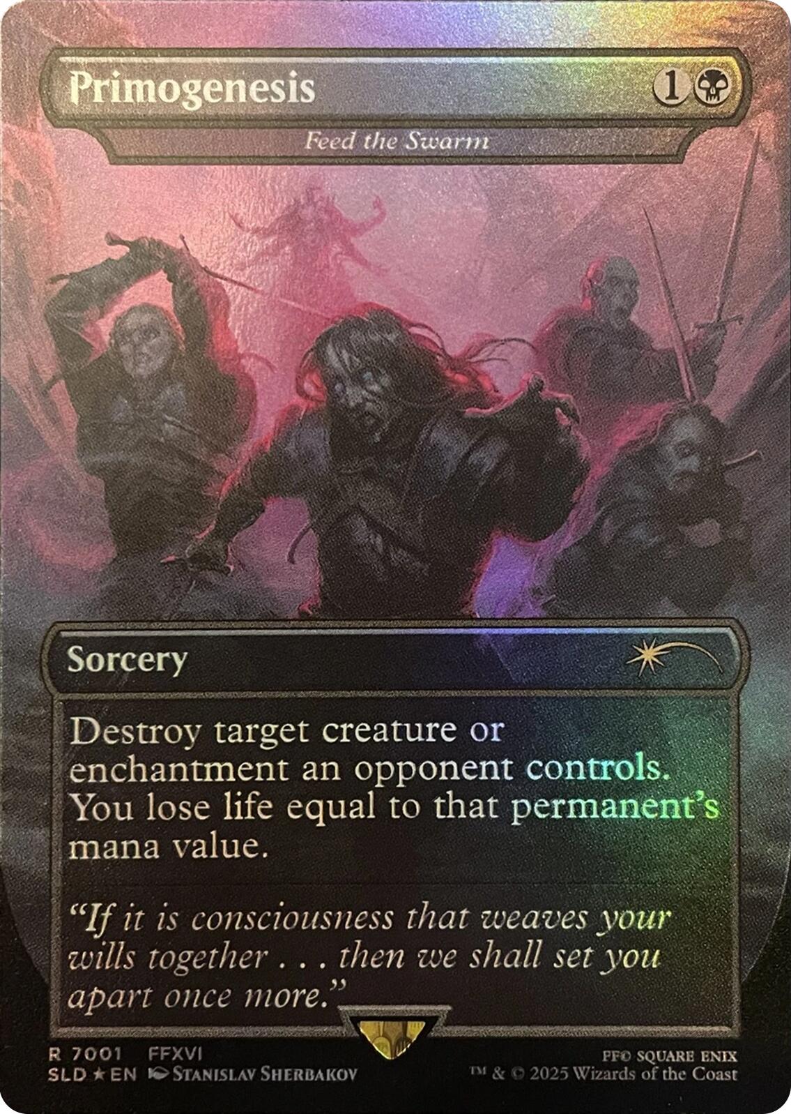 Primogenesis - Feed the Swarm (Rainbow Foil) [Secret Lair Drop Series] | Exor Games Bridgewater