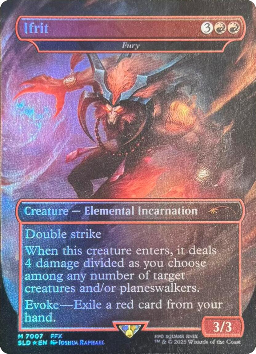 Ifrit - Fury (Rainbow Foil) [Secret Lair Drop Series] | Exor Games Bridgewater