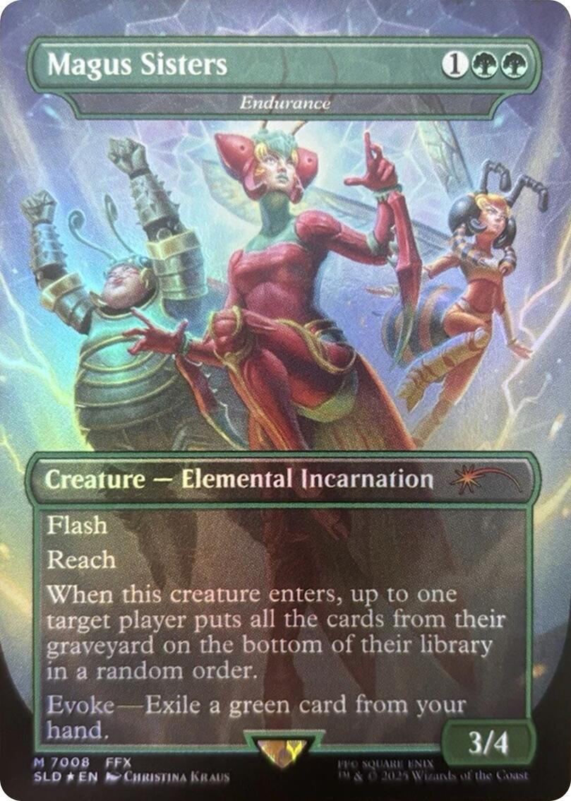 Magus Sisters - Endurance (Rainbow Foil) [Secret Lair Drop Series] | Exor Games Bridgewater