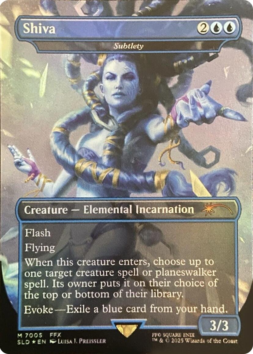 Shiva - Subtlety (Rainbow Foil) [Secret Lair Drop Series] | Exor Games Bridgewater