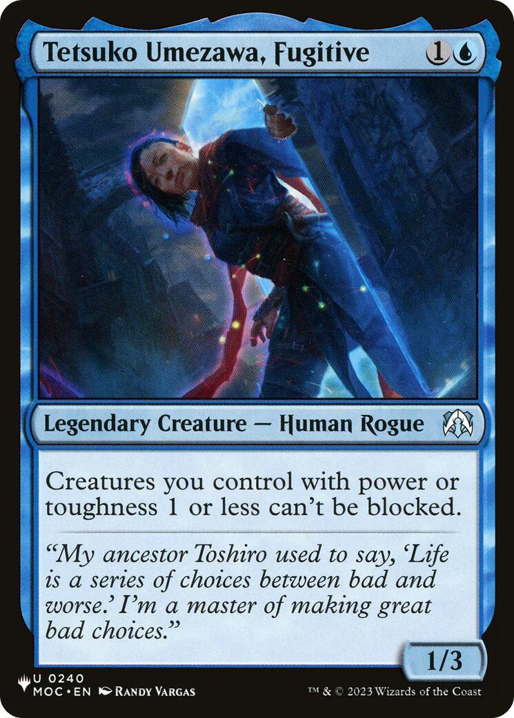 Tetsuko Umezawa, Fugitive (MOC) [The List] | Exor Games Bridgewater