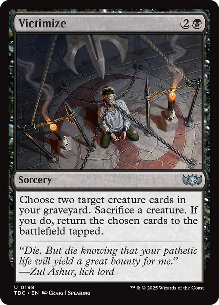 Victimize [Tarkir: Dragonstorm Commander] | Exor Games Bridgewater