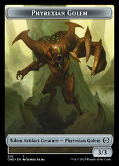 Phyrexian Golem Token [Phyrexia: All Will Be One Tokens] | Exor Games Bridgewater