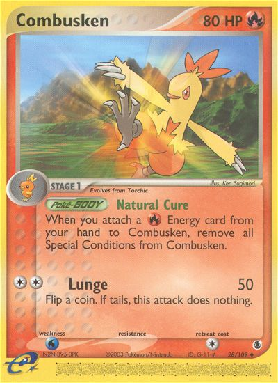 Combusken (28/109) [EX: Ruby & Sapphire] | Exor Games Bridgewater