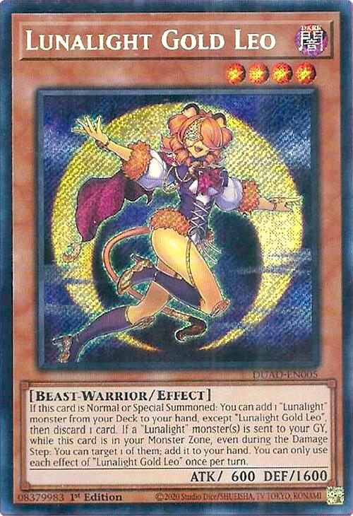 Lunalight Gold Leo [DUAD-EN005] Secret Rare | Exor Games Bridgewater