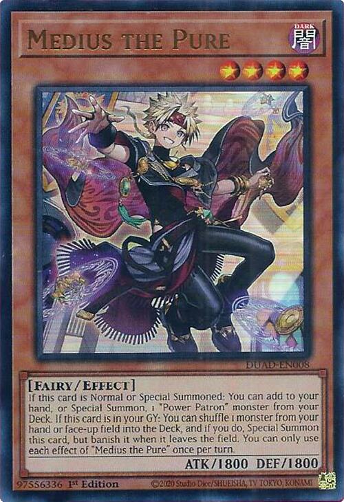 Medius the Pure [DUAD-EN008] Ultra Rare | Exor Games Bridgewater