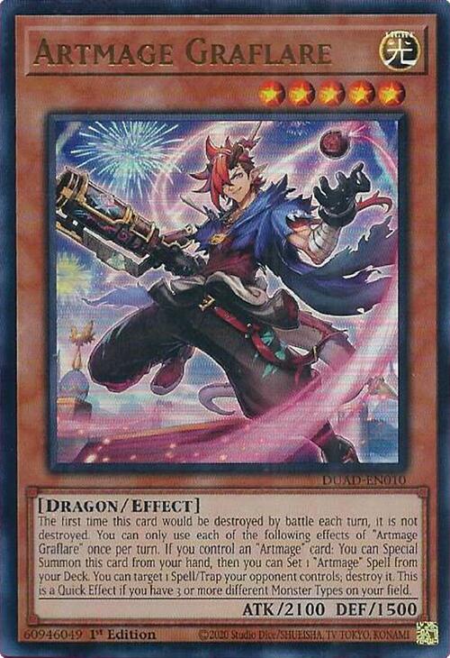 Artmage Graflare [DUAD-EN010] Ultra Rare | Exor Games Bridgewater