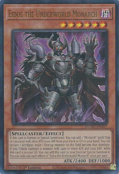 Eidos the Underworld Monarch [DUAD-EN017] Ultra Rare | Exor Games Bridgewater