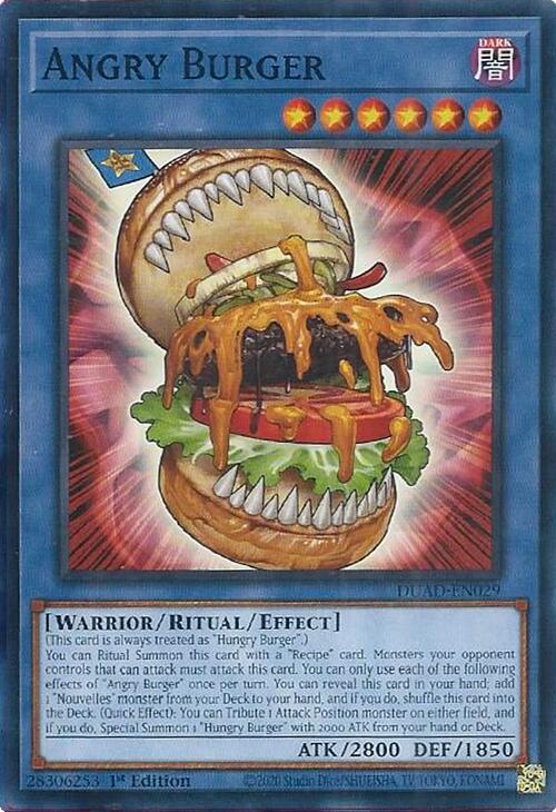 Angry Burger [DUAD-EN029] Common | Exor Games Bridgewater