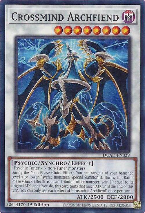 Crossmind Archfiend [DUAD-EN039] Common | Exor Games Bridgewater