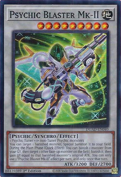 Psychic Blaster Mk-II [DUAD-EN040] Super Rare | Exor Games Bridgewater