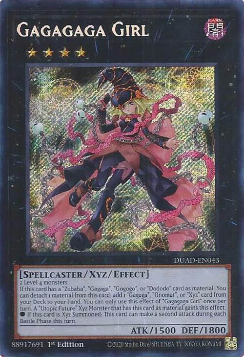 Gagagaga Girl [DUAD-EN043] Secret Rare | Exor Games Bridgewater