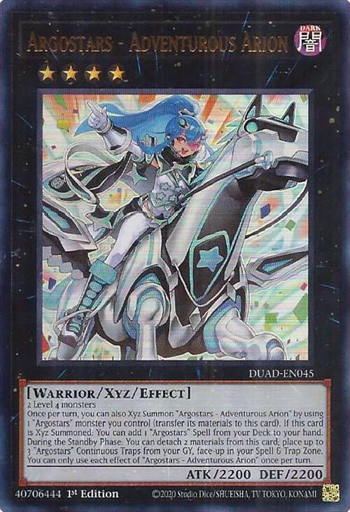 Argostars - Adventurous Arion [DUAD-EN045] Ultra Rare | Exor Games Bridgewater
