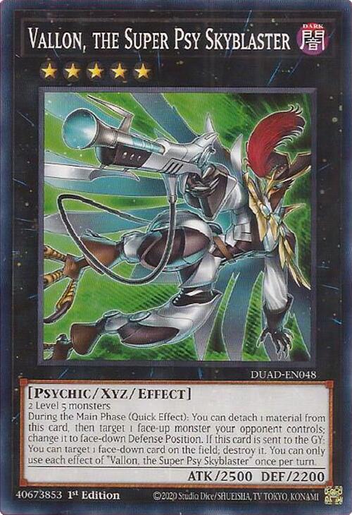 Vallon, the Super Psy Skyblaster [DUAD-EN048] Common | Exor Games Bridgewater