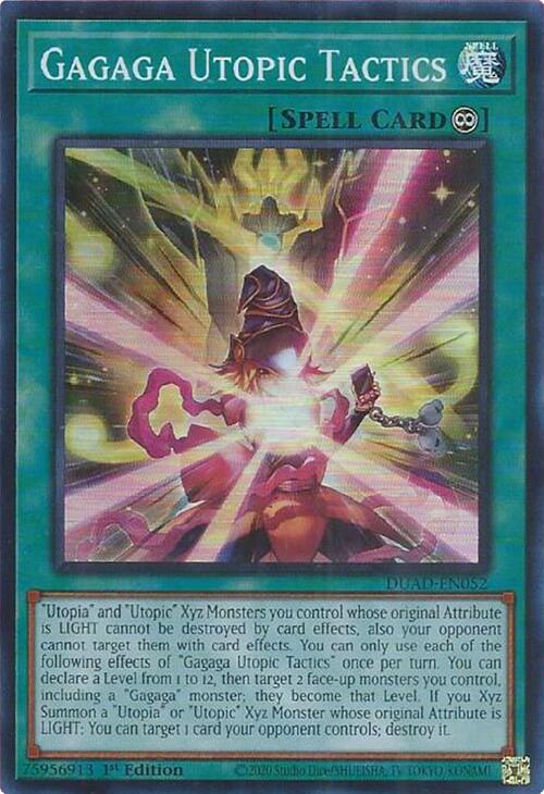 Gagaga Utopic Tactics [DUAD-EN052] Super Rare | Exor Games Bridgewater