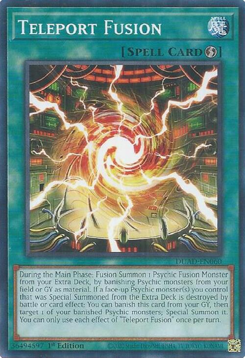 Teleport Fusion [DUAD-EN060] Common | Exor Games Bridgewater