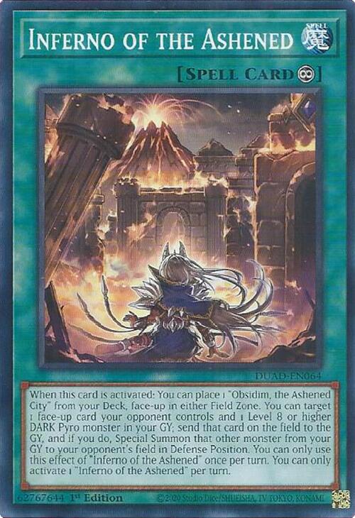 Inferno of the Ashened [DUAD-EN064] Common | Exor Games Bridgewater