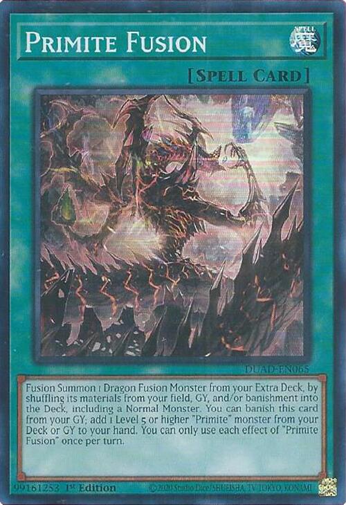 Primite Fusion [DUAD-EN065] Super Rare | Exor Games Bridgewater