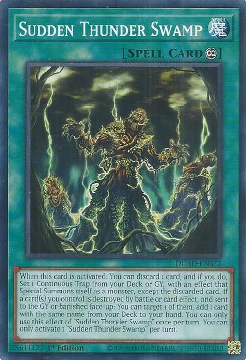 Sudden Thunder Swamp [DUAD-EN072] Common | Exor Games Bridgewater