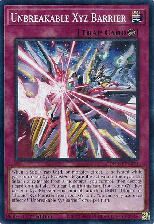Unbreakable Xyz Barrier [DUAD-EN074] Common | Exor Games Bridgewater
