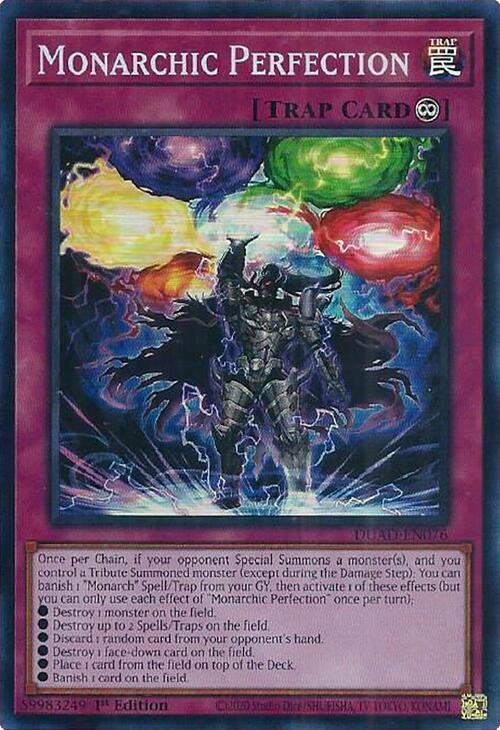 Monarchic Perfection [DUAD-EN076] Super Rare | Exor Games Bridgewater