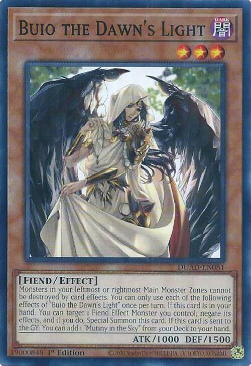 Buio the Dawn's Light [DUAD-EN081] Common | Exor Games Bridgewater