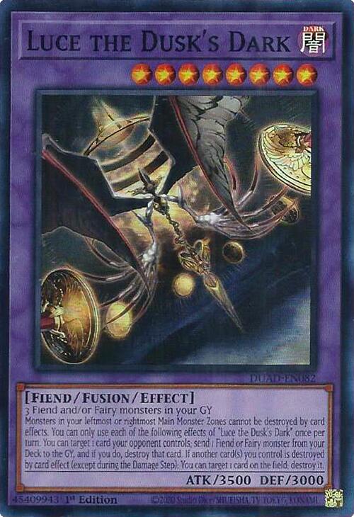 Luce the Dusk's Dark [DUAD-EN082] Super Rare | Exor Games Bridgewater